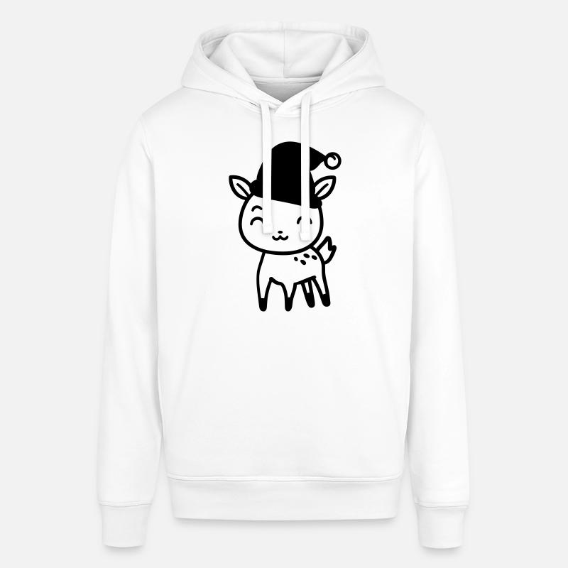 Cerf - Sweat à capuche SOUNDER Stanley/Stella Unisexe - blanc