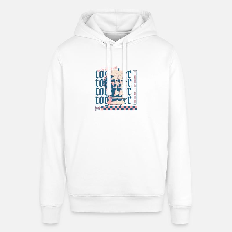 Statue en techniques mixtes - Sweat à capuche SOUNDER Stanley/Stella Unisexe - blanc