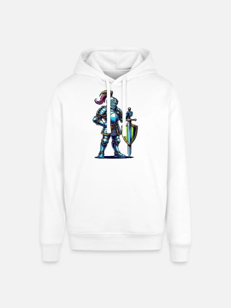 Knight Comic - Stanley/Stella SOUNDER Unisex Hoodie - white