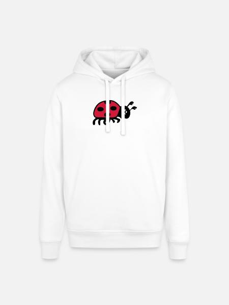 ladybug ladybird lady beetle - Stanley/Stella SOUNDER Unisex Hoodie - white