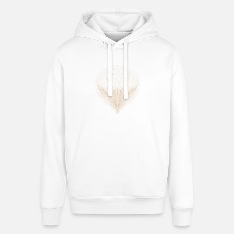 Conception de points abstraits - Sweat à capuche SOUNDER Stanley/Stella Unisexe - blanc