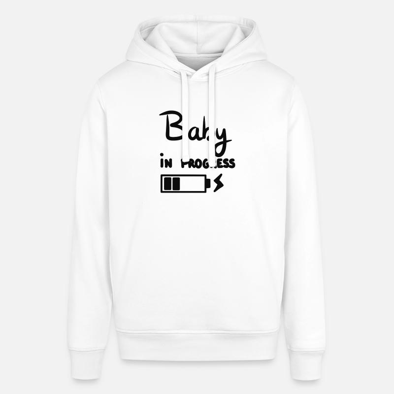 baby in progress - Sweat à capuche SOUNDER Stanley/Stella Unisexe - blanc