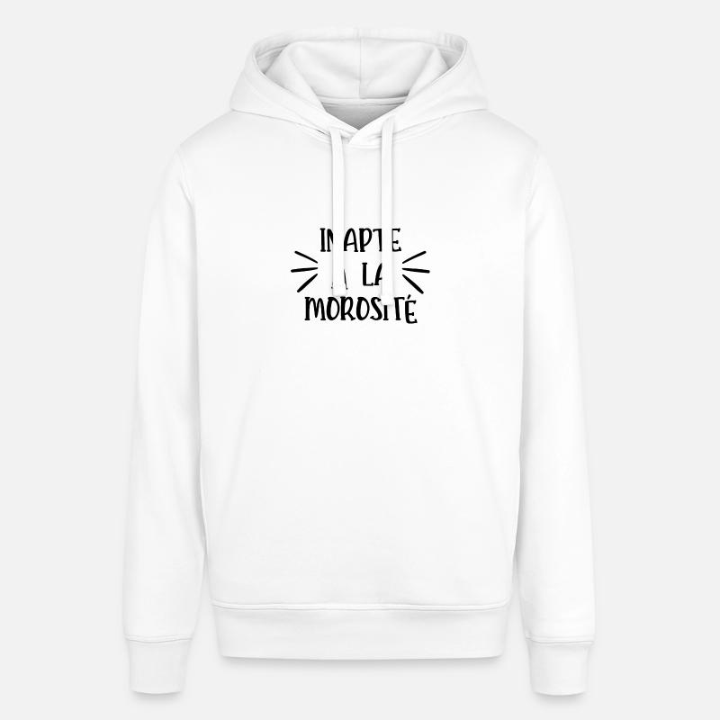 inapte à la morosité - Sweat à capuche SOUNDER Stanley/Stella Unisexe - blanc