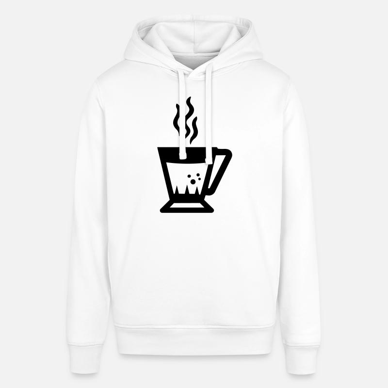tasse de café - Sweat à capuche SOUNDER Stanley/Stella Unisexe - blanc