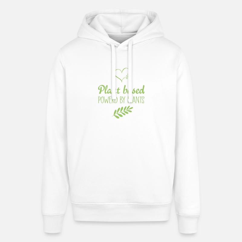 Plant based Powered by Plants - Stanley/Stella Unisex Hoodie SOUNDER - Weiß