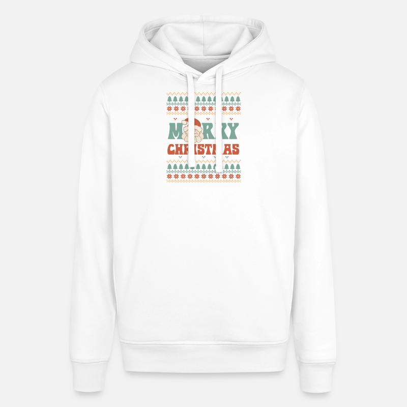 Pull de Noël moche - Sweat à capuche SOUNDER Stanley/Stella Unisexe - blanc