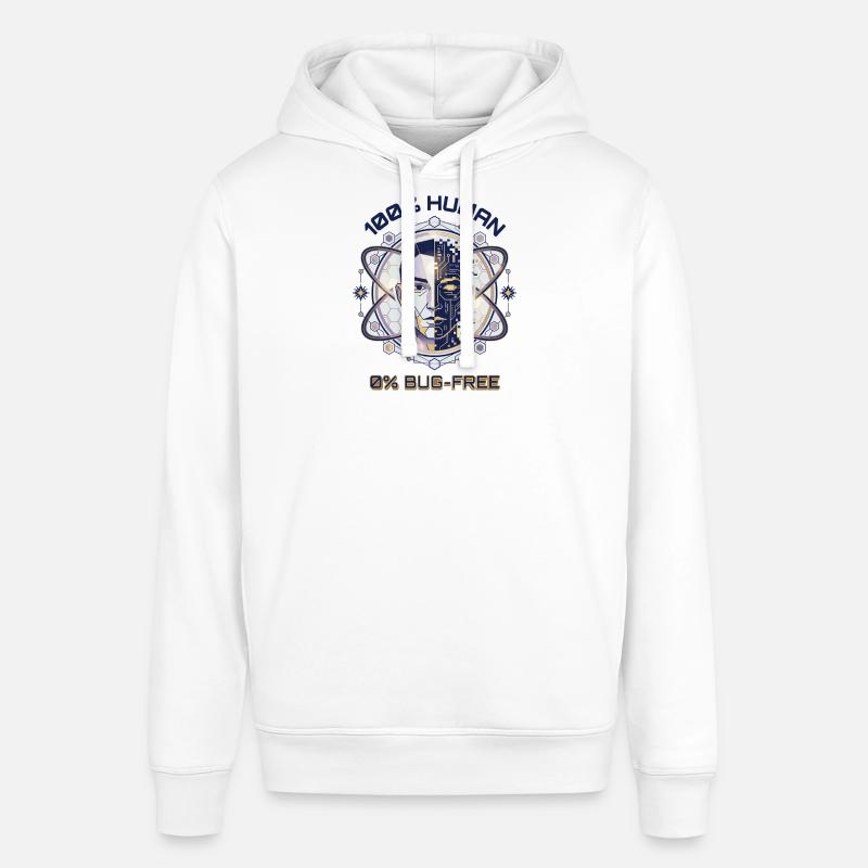 Code de bug humain - Sweat à capuche SOUNDER Stanley/Stella Unisexe - blanc