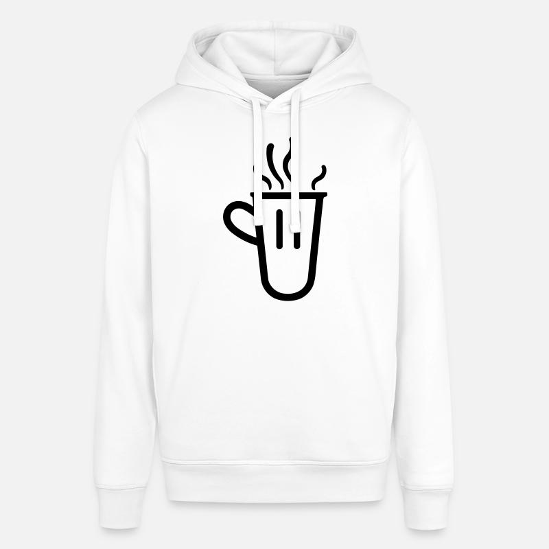 tasse de café - Sweat à capuche SOUNDER Stanley/Stella Unisexe - blanc