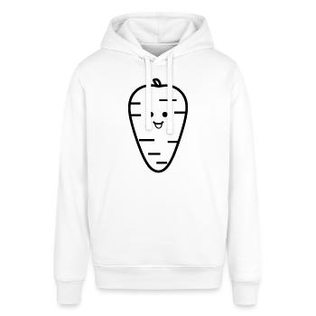 Carotte - Sweat à capuche SOUNDER Stanley/Stella Unisexe - blanc - Devant - Alina (178cm) & Michal (187cm)