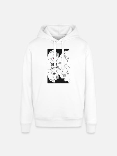 stay weird - Stanley/Stella Unisex Hoodie SOUNDER - Weiß