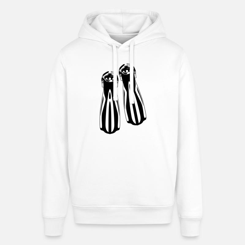 plongée plongeur plongée symbole - Sweat à capuche SOUNDER Stanley/Stella Unisexe - blanc
