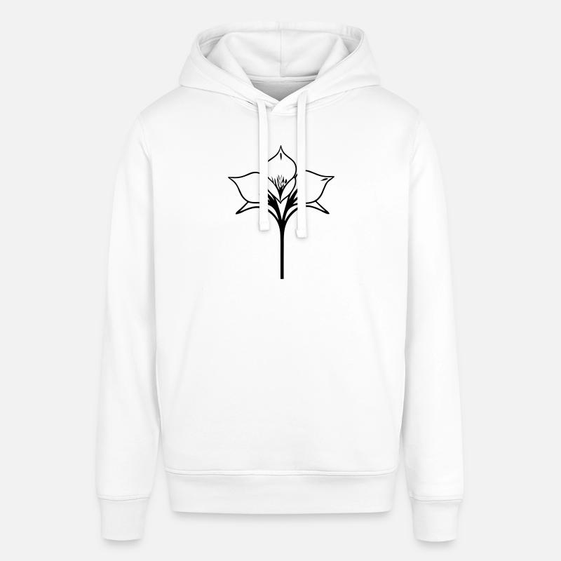fleur - Sweat à capuche SOUNDER Stanley/Stella Unisexe - blanc