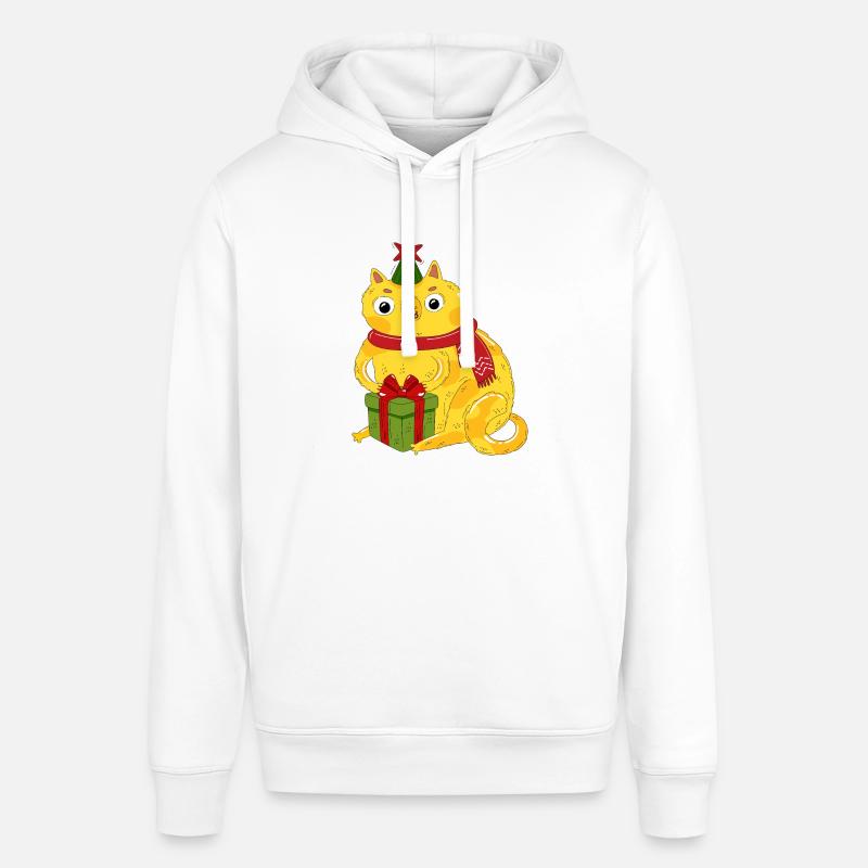 Chat et coffret cadeau - Sweat à capuche SOUNDER Stanley/Stella Unisexe - blanc
