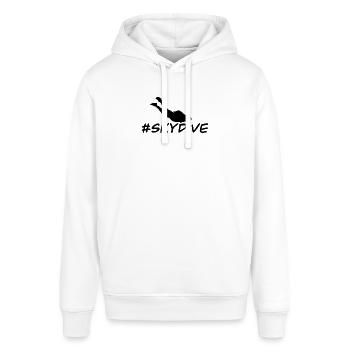 #skydive - Stanley/Stella SOUNDER Unisex Hoodie - white - Front - Alina (178cm) & Michal (187cm)