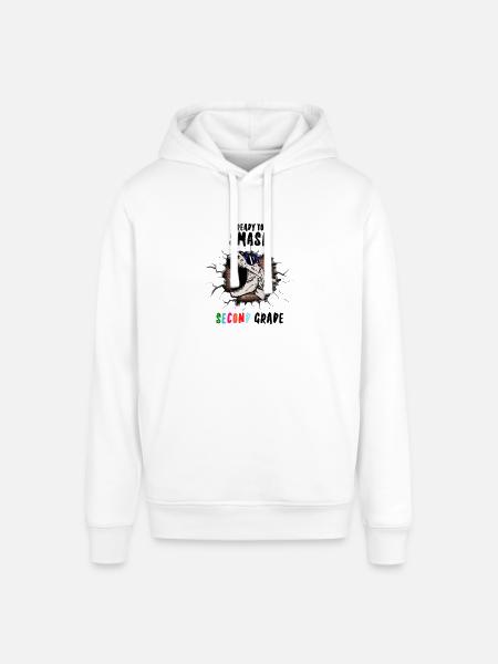 Ready To Smash Second Grade - Stanley/Stella SOUNDER Unisex Hoodie - white