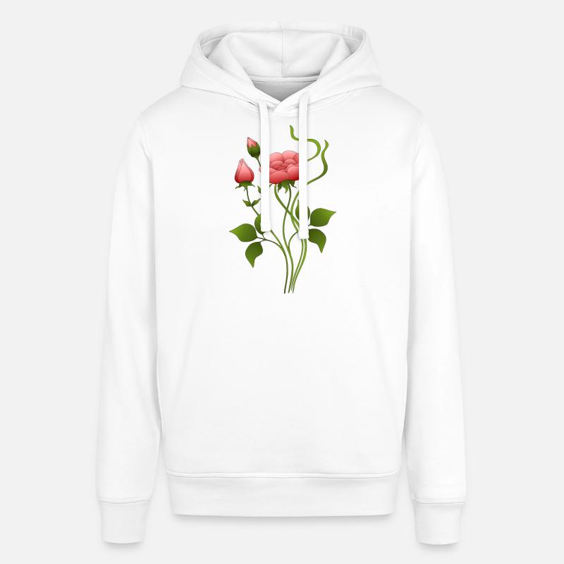Fleurs - Sweat à capuche SOUNDER Stanley/Stella Unisexe - blanc