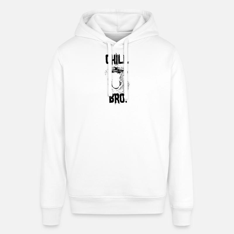 Chill Bro Proboscis Monkey Gift - Sweat à capuche SOUNDER Stanley/Stella Unisexe - blanc