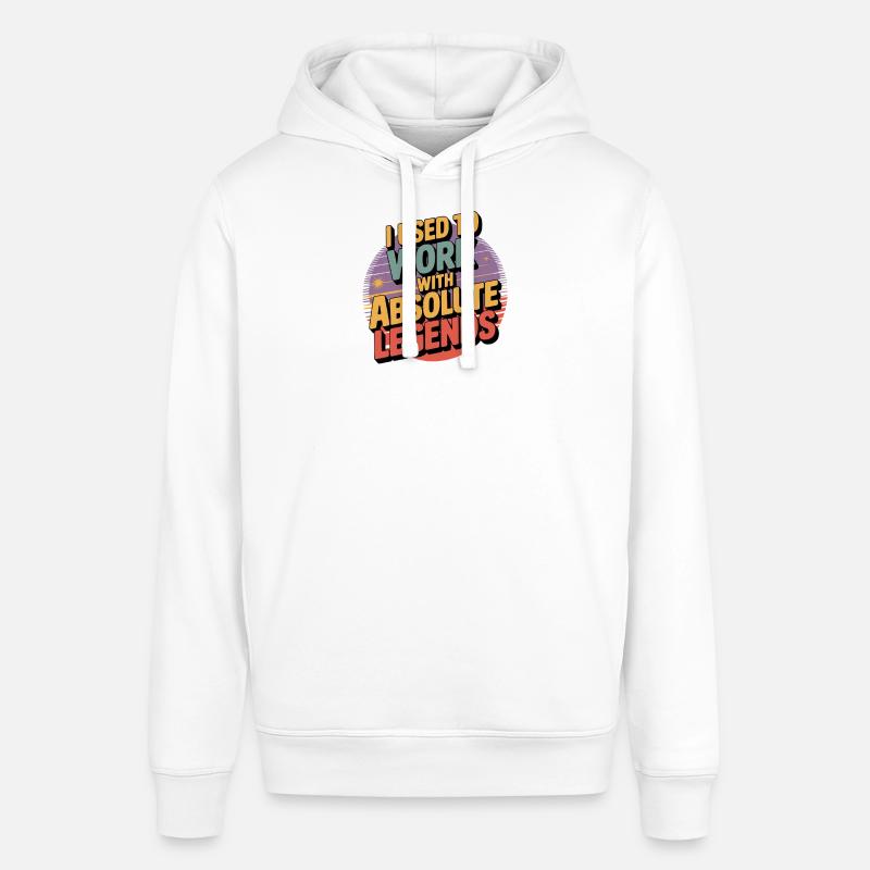 J’avais l’habitude de travailler avec Legend - Sweat à capuche SOUNDER Stanley/Stella Unisexe - blanc