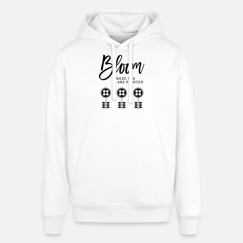Fleurir - Sweat à capuche SOUNDER Stanley/Stella Unisexe - blanc
