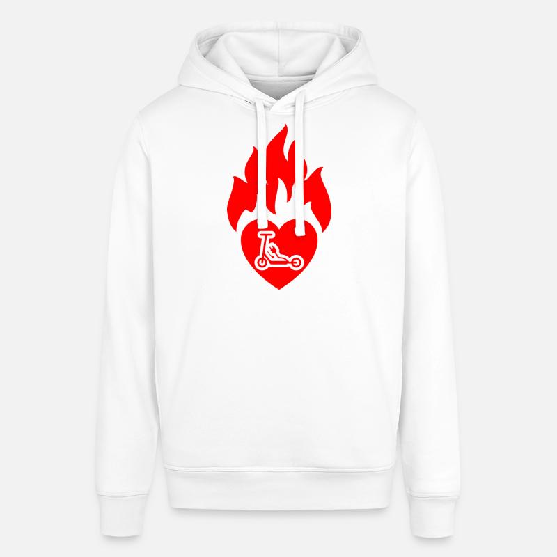 E-Scooter E-Roller Scooter - Sweat à capuche SOUNDER Stanley/Stella Unisexe - blanc