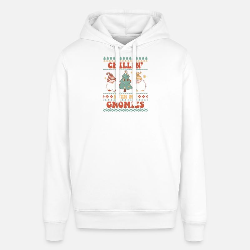 Pull de Noël moche - Sweat à capuche SOUNDER Stanley/Stella Unisexe - blanc