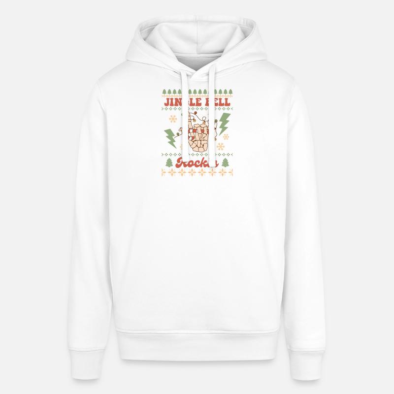 Pull de Noël moche - Sweat à capuche SOUNDER Stanley/Stella Unisexe - blanc