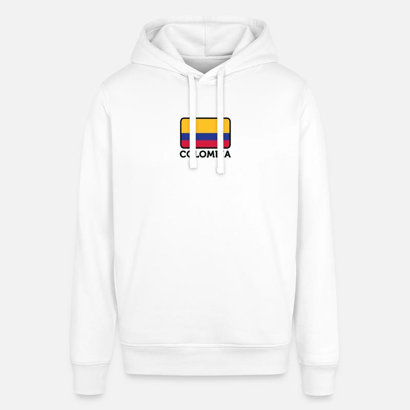 Drapeau national de la Colombie - Sweat à capuche SOUNDER Stanley/Stella Unisexe - blanc