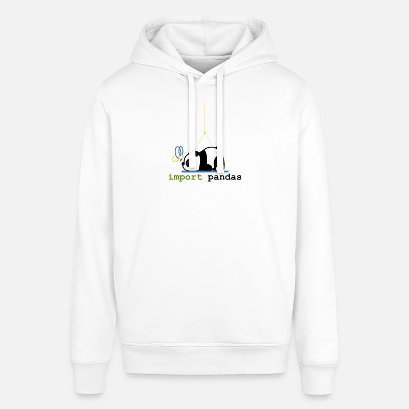 Python-Witze Pandas importieren Programmierung - Stanley/Stella Unisex Hoodie SOUNDER - Weiß