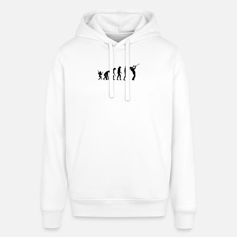 trombone évolution - Sweat à capuche SOUNDER Stanley/Stella Unisexe - blanc