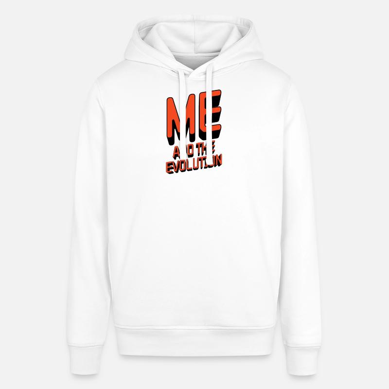Moi et l’évolution - Sweat à capuche SOUNDER Stanley/Stella Unisexe - blanc