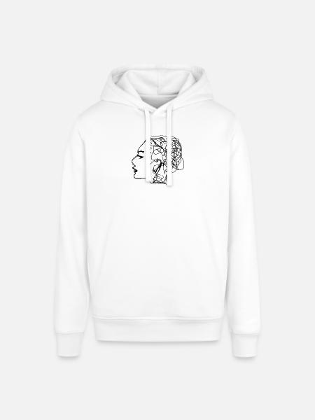 Meine Gedanken. - Stanley/Stella Unisex Hoodie SOUNDER - Weiß