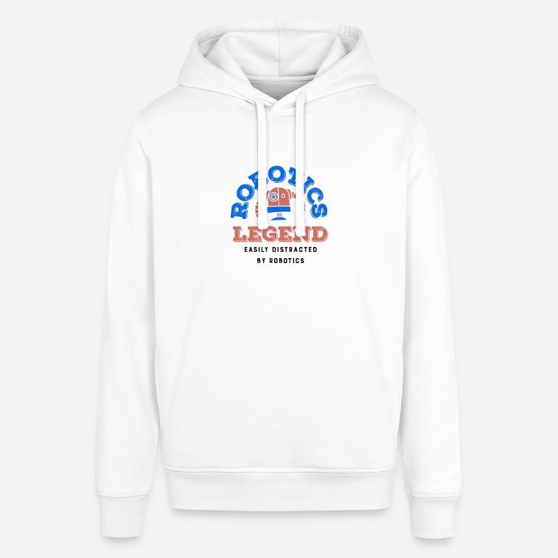 Robotics Legend Robot Engineer Technician - Stanley/Stella SOUNDER Unisex Hoodie - white