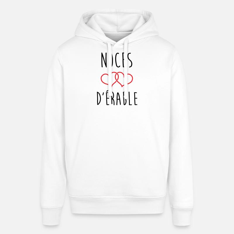 Noces d'Érable 58 ans de mariage - Sweat à capuche SOUNDER Stanley/Stella Unisexe - blanc