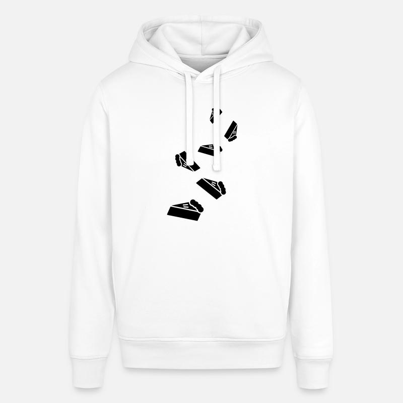 Icône de gâteau au fromage - Sweat à capuche SOUNDER Stanley/Stella Unisexe - blanc