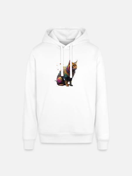 Cat love - Stanley/Stella SOUNDER Unisex Hoodie - white