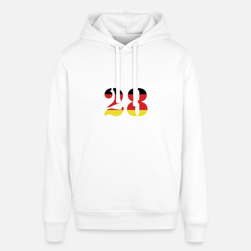 28 Numéro Jersey Allemagne - Sweat à capuche SOUNDER Stanley/Stella Unisexe - blanc