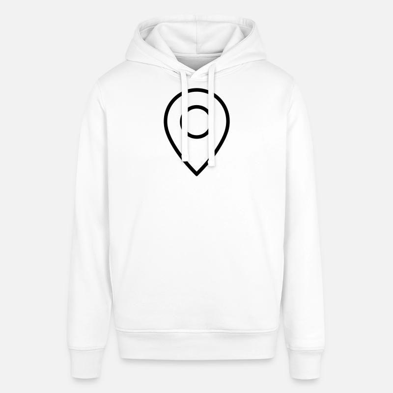 localisation - Sweat à capuche SOUNDER Stanley/Stella Unisexe - blanc