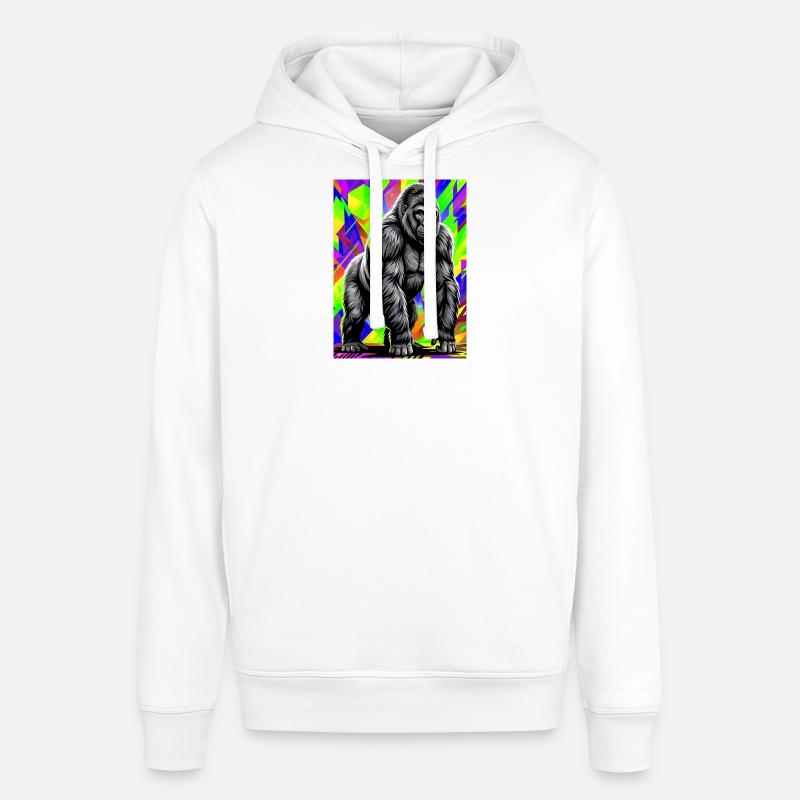 gorille - Sweat à capuche SOUNDER Stanley/Stella Unisexe - blanc