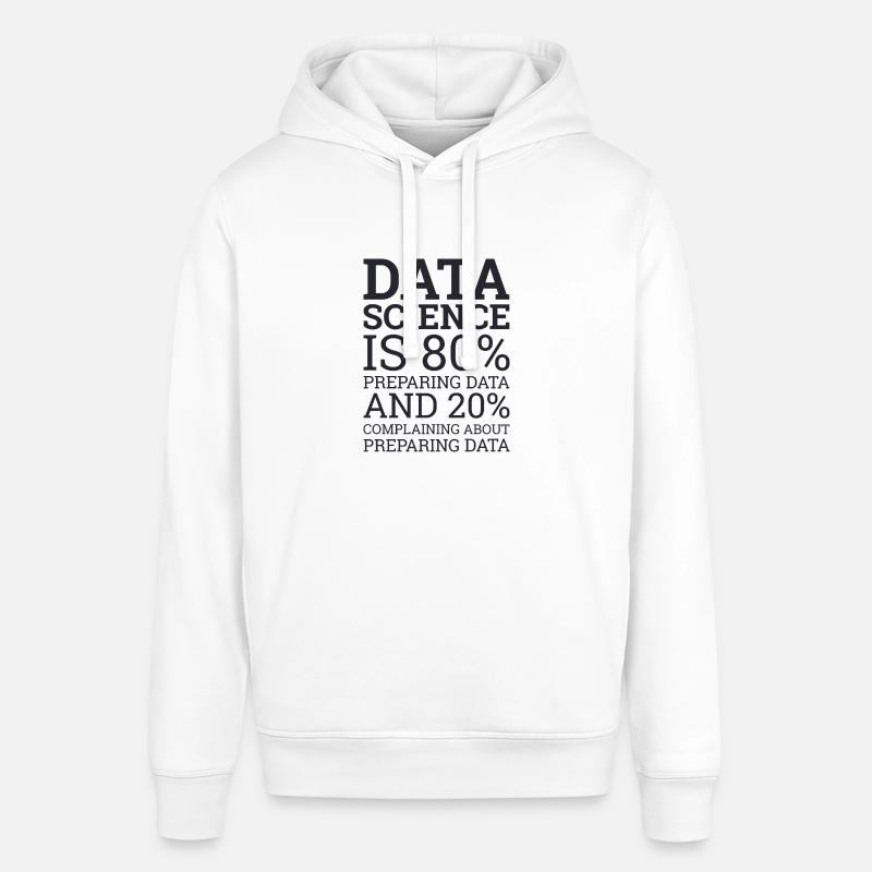 "Complaining Data Science" | Data Scientist - Stanley/Stella Unisex Hoodie SOUNDER - Weiß
