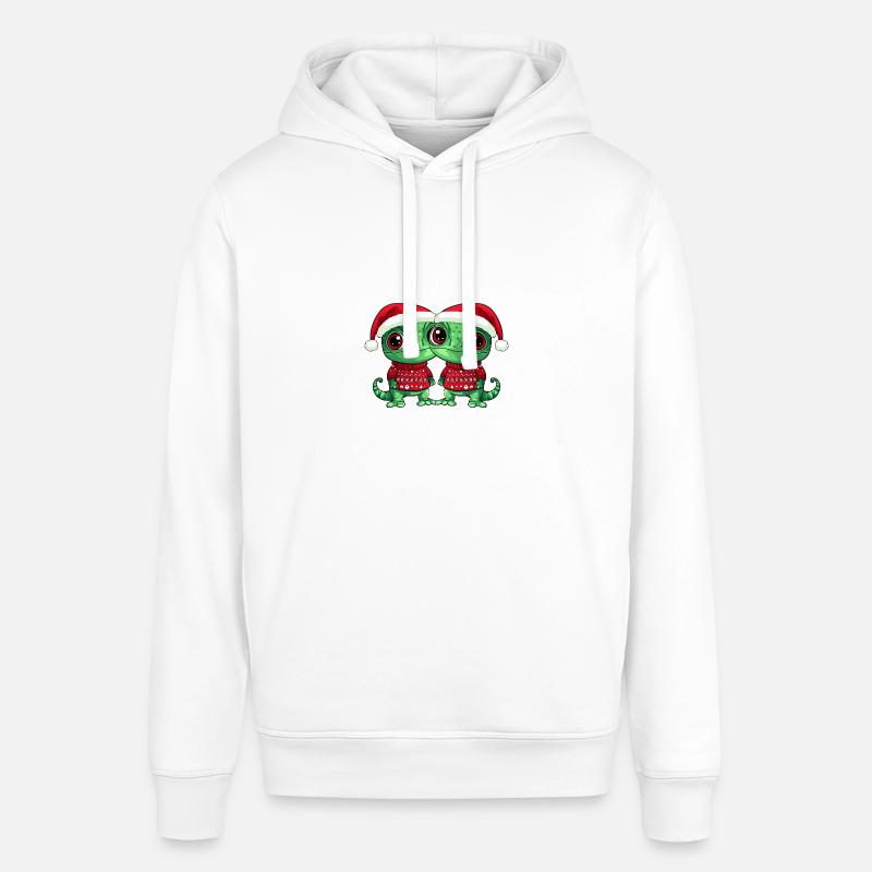 L’équipe de Noël Caméléon - Sweat à capuche SOUNDER Stanley/Stella Unisexe - blanc