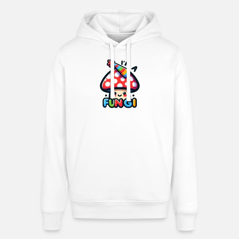 Je suis un champignon - Sweat à capuche SOUNDER Stanley/Stella Unisexe - blanc