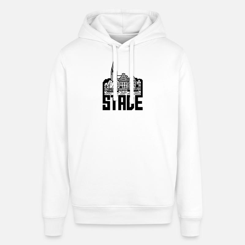 Monument Stade Silhouette - Sweat à capuche SOUNDER Stanley/Stella Unisexe - blanc