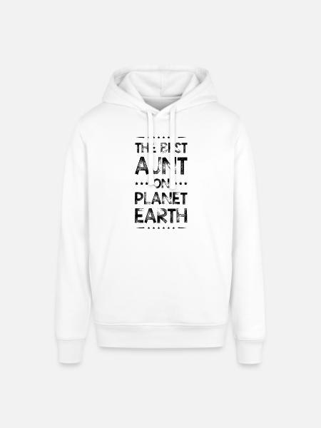 Best Aunt Saying - Stanley/Stella SOUNDER Unisex Hoodie - white