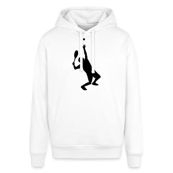 Tennis - Stanley/Stella Unisex Hoodie SOUNDER - Weiß - Vorne - Alina (178cm) & Michal (187cm)