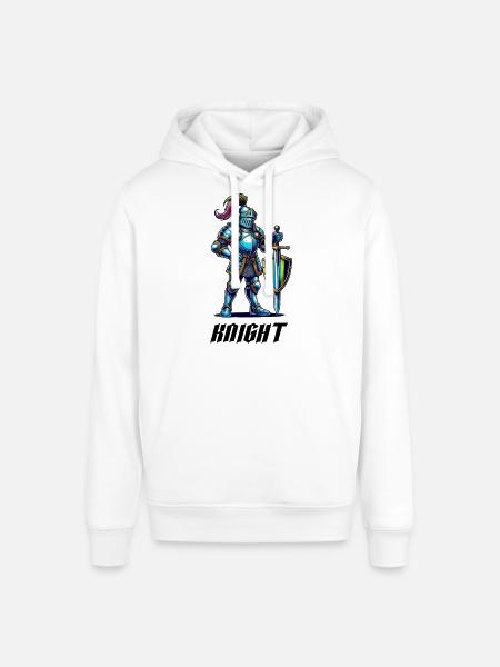 Knight Comic - Stanley/Stella SOUNDER Unisex Hoodie - white