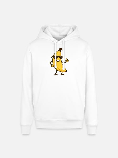 Banana Comic - Stanley/Stella SOUNDER Unisex Hoodie - white