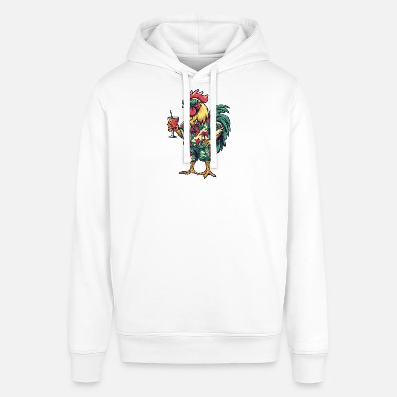 Rooster Comic Summer - Sweat à capuche SOUNDER Stanley/Stella Unisexe - blanc