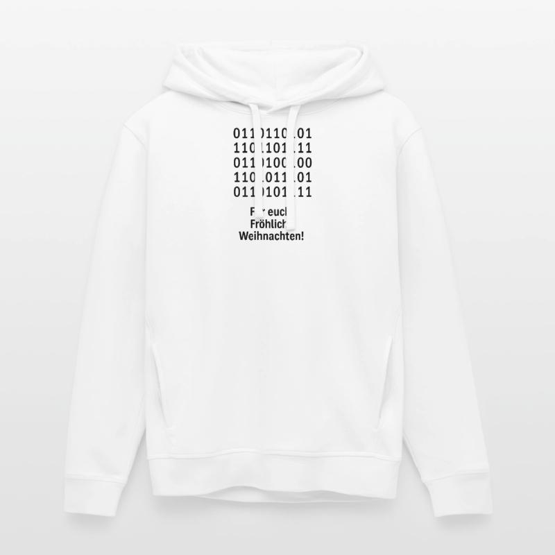 Christmas Code Binary Pattern Stanley/Stella SOUNDER Unisex Hoodie