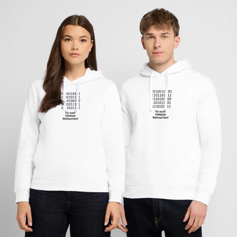 Christmas Code Binary Pattern Stanley/Stella SOUNDER Unisex Hoodie