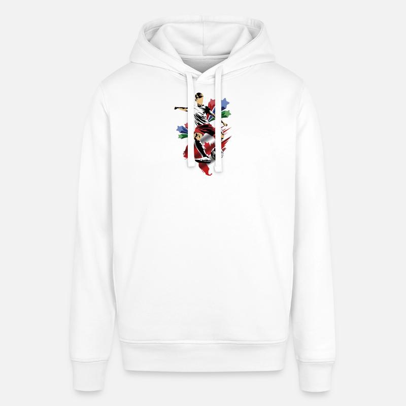 Canada - Canada - Drapeaux - Sweat à capuche SOUNDER Stanley/Stella Unisexe - blanc